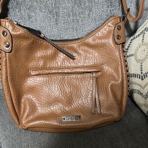 Brown Leather Shoulder Bag